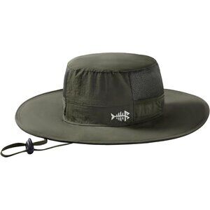 Unisex Army 100% Nylon Wide Brim Mesh Uv Protection With Chin Strap Cowboy Hat